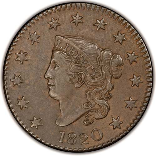 1816-1839 Coronet Cents