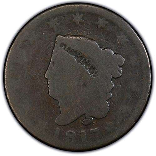 1819 Coronet Head Large Cent AG3