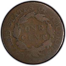 1826 Coronet Head Large Cent G4