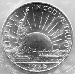 1986-D Liberty Half Dollar UNC