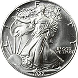 1987 UNC Silver Eagles
