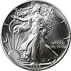 1989 UNC Silver Eagle