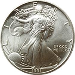 1991 UNC Silver Eagles