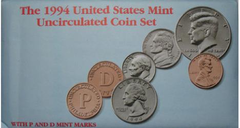 1994 Mint UNC Set