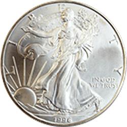1996 UNC Silver Eagle