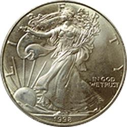 1998 UNC Silver Eagle