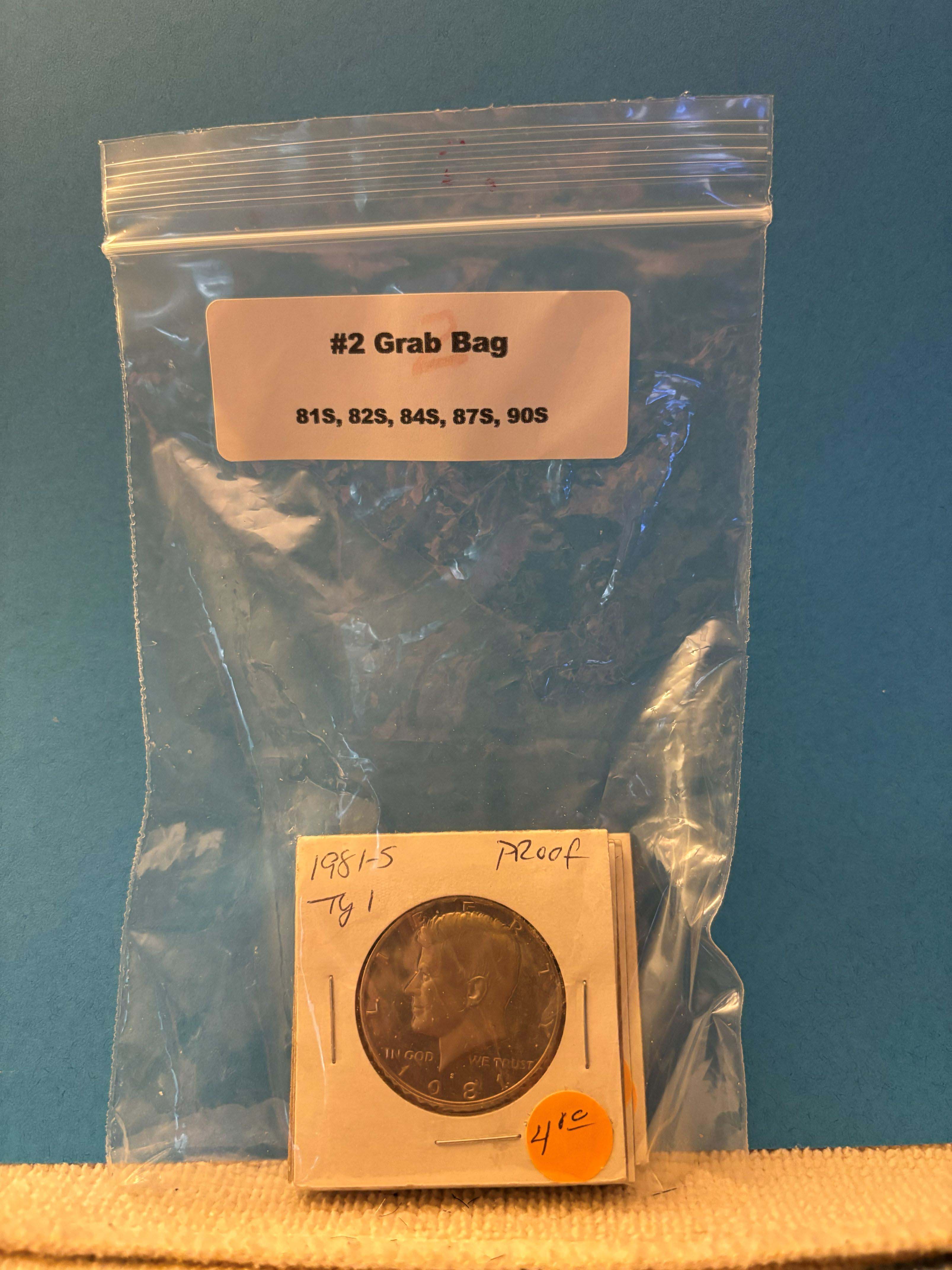 #2 Proof Half Dollar Grab Bag