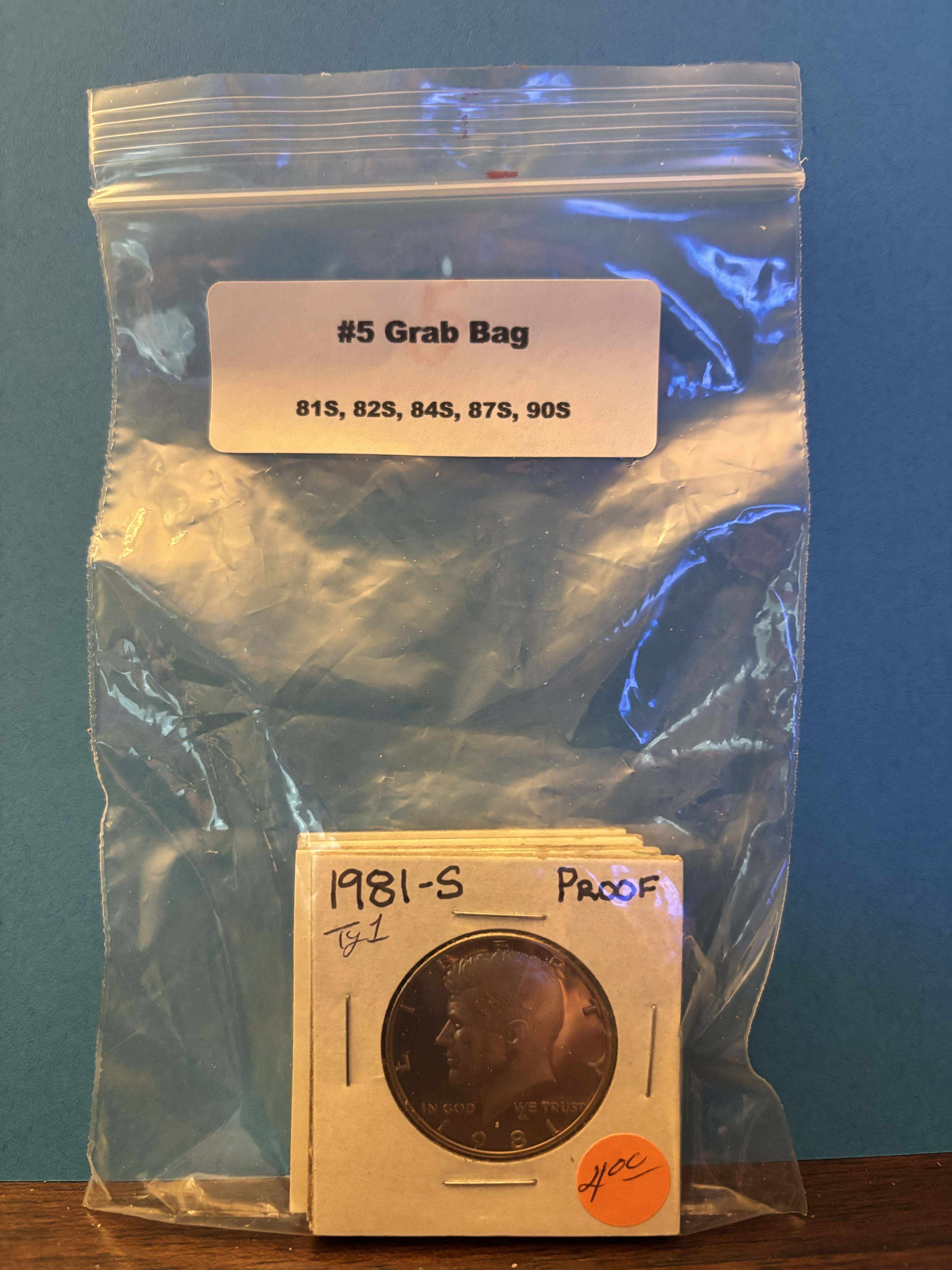 #5 Proof Half Dollar Grab Bag