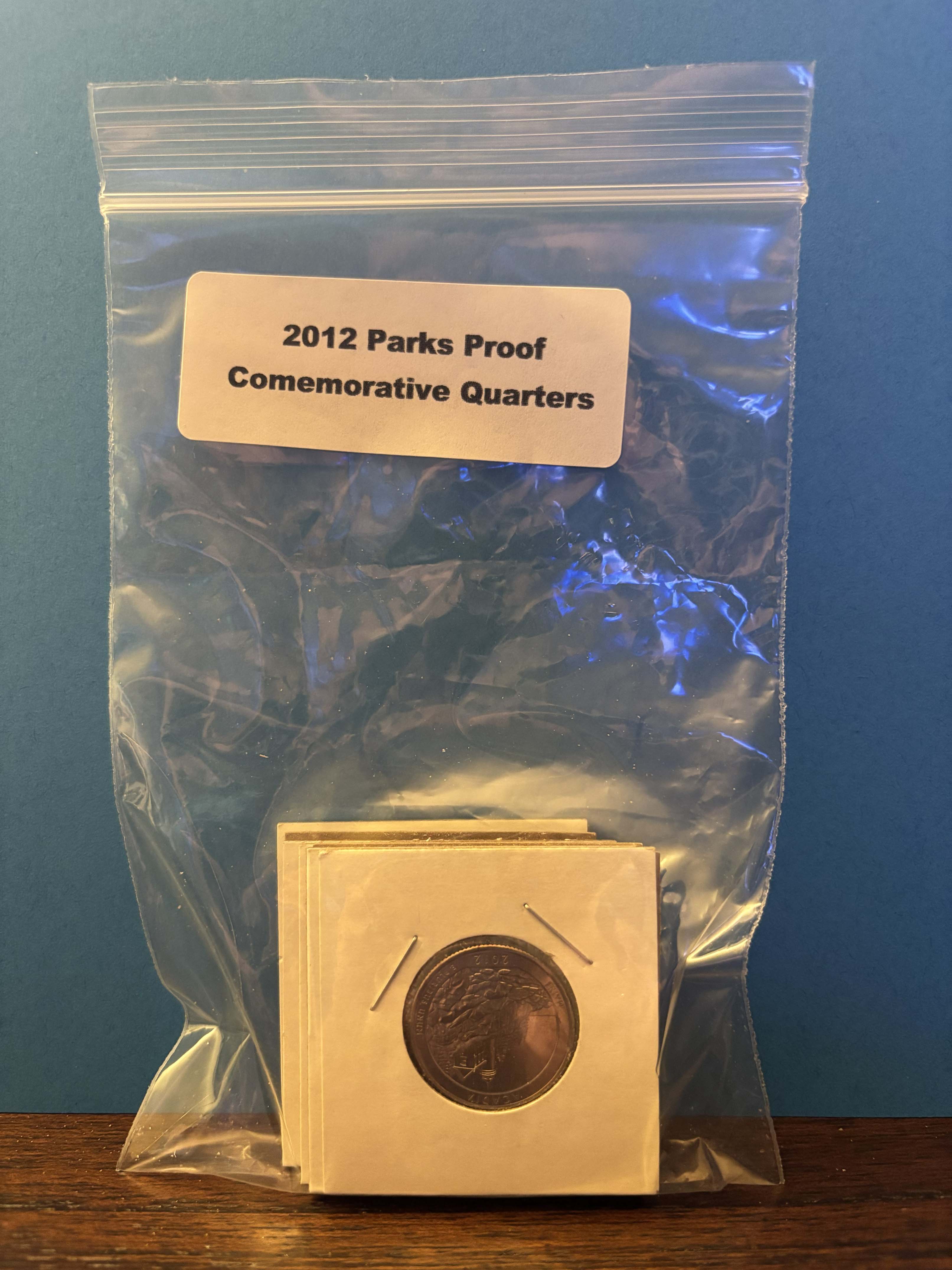2012 Proof Parks Quarter Grab Bag